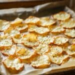 Cottage Cheese Chips Recipe: Crispy, High-Protein Snack You’ll Crave 5 Crispy cottage cheese chips recipe on baking tray