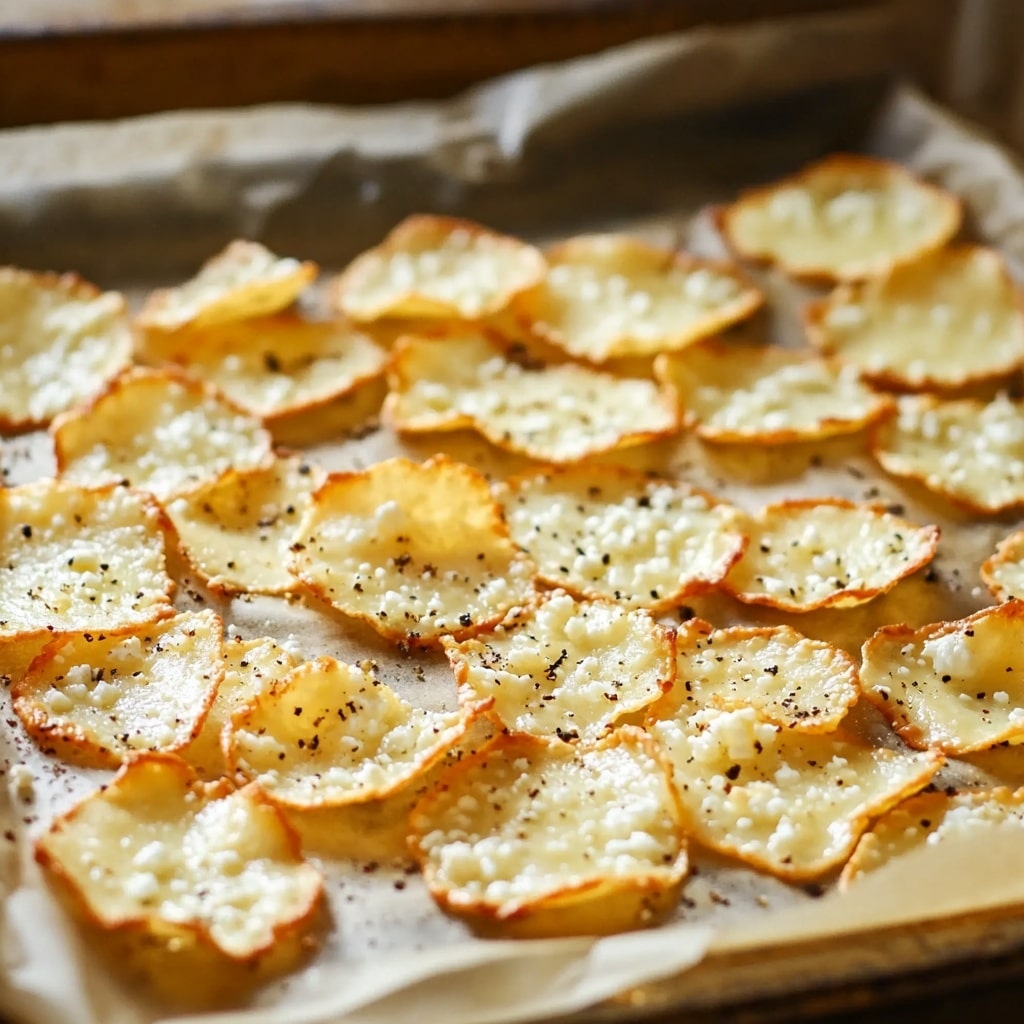 Cottage Cheese Chips Recipe: Crispy, High-Protein Snack You’ll Crave 4 Crispy cottage cheese chips recipe on baking tray