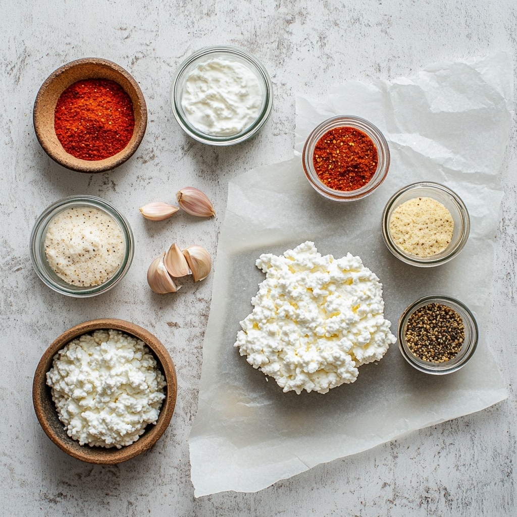 Cottage Cheese Chips Recipe: Crispy, High-Protein Snack You’ll Crave 6 Cottage cheese chips recipe ingredients on kitchen counter