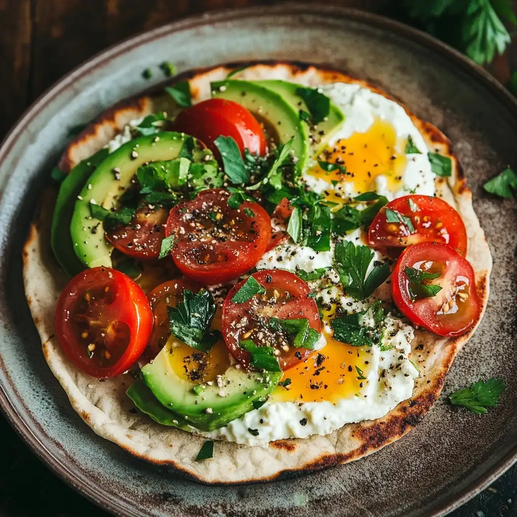 Cottage Cheese Flatbread Recipe: Easy, Healthy, and Delicious 8 Cottage cheese flatbread served with fresh toppings
