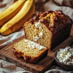 Can You Use Cottage Cheese in Banana Bread? Deliciously Moist, Protein-Packed Twist 5 Cottage cheese banana bread sliced on wooden board