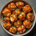 Air Fryer Salmon Bites Bang Bang: Crispy, Creamy, and Protein-Packed 5 Air fryer salmon bites bang bang served in bowl