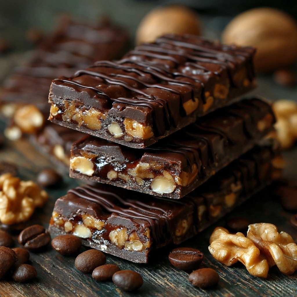 No-Bake Espresso Chocolate Bars: The Perfect Blend of Coffee and Chocolate 5 no-bake espresso chocolate bars close-up